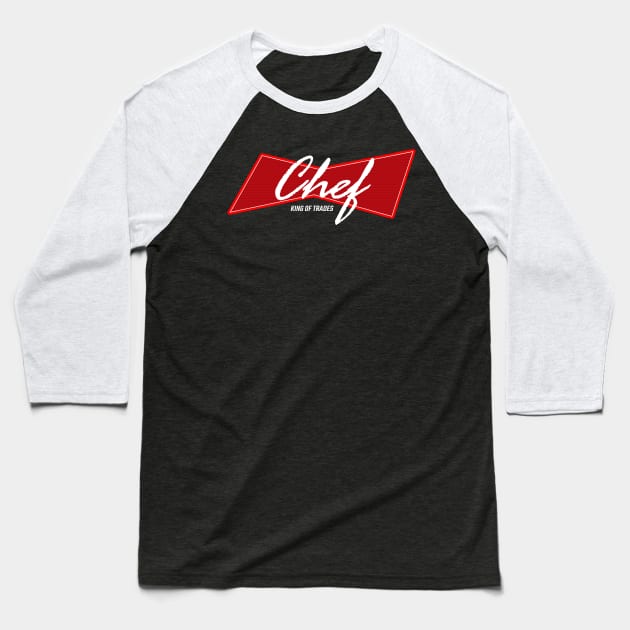 chef Baseball T-Shirt by Ojo Dewe